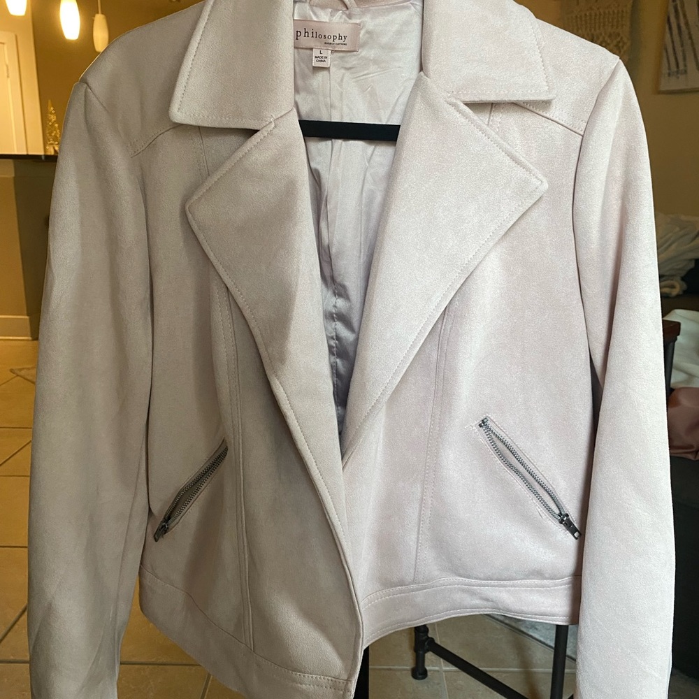Mauve Suede Jacket